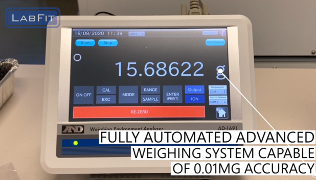 Precision weighing cell capable of 0.01mg resolution